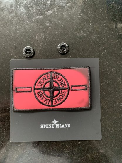 Stone Island Badge (Thermal – Rose Red) - Image 3