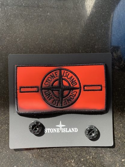 Stone Island Badge (Thermal – Orange) - Image 4
