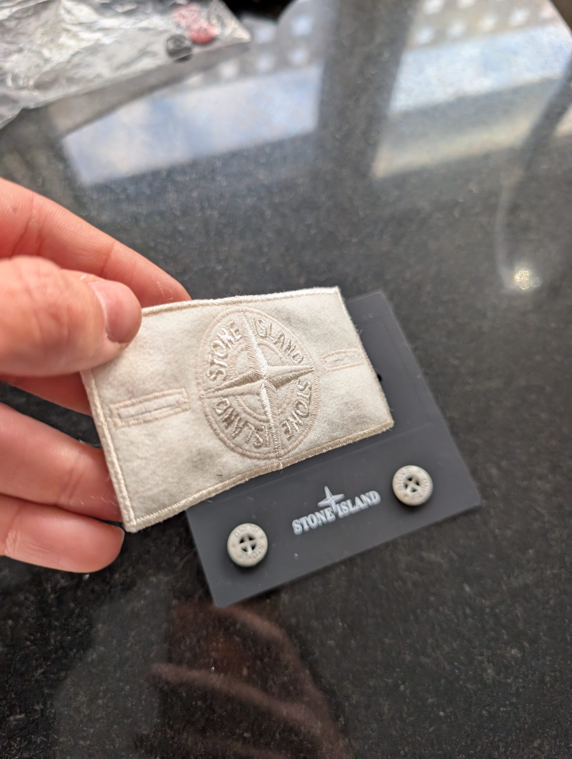 Stone Island Badge (Off-White) - Image 5