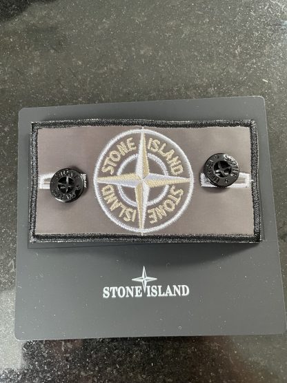 Stone Island Silver Crest Badge (Thermal - White) - Image 4