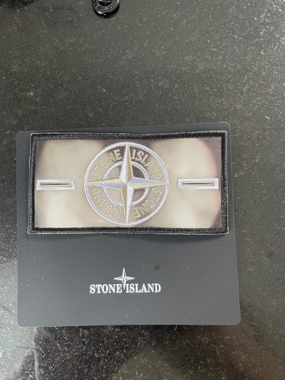 Stone Island Silver Crest Badge (Thermal - White) - Image 2
