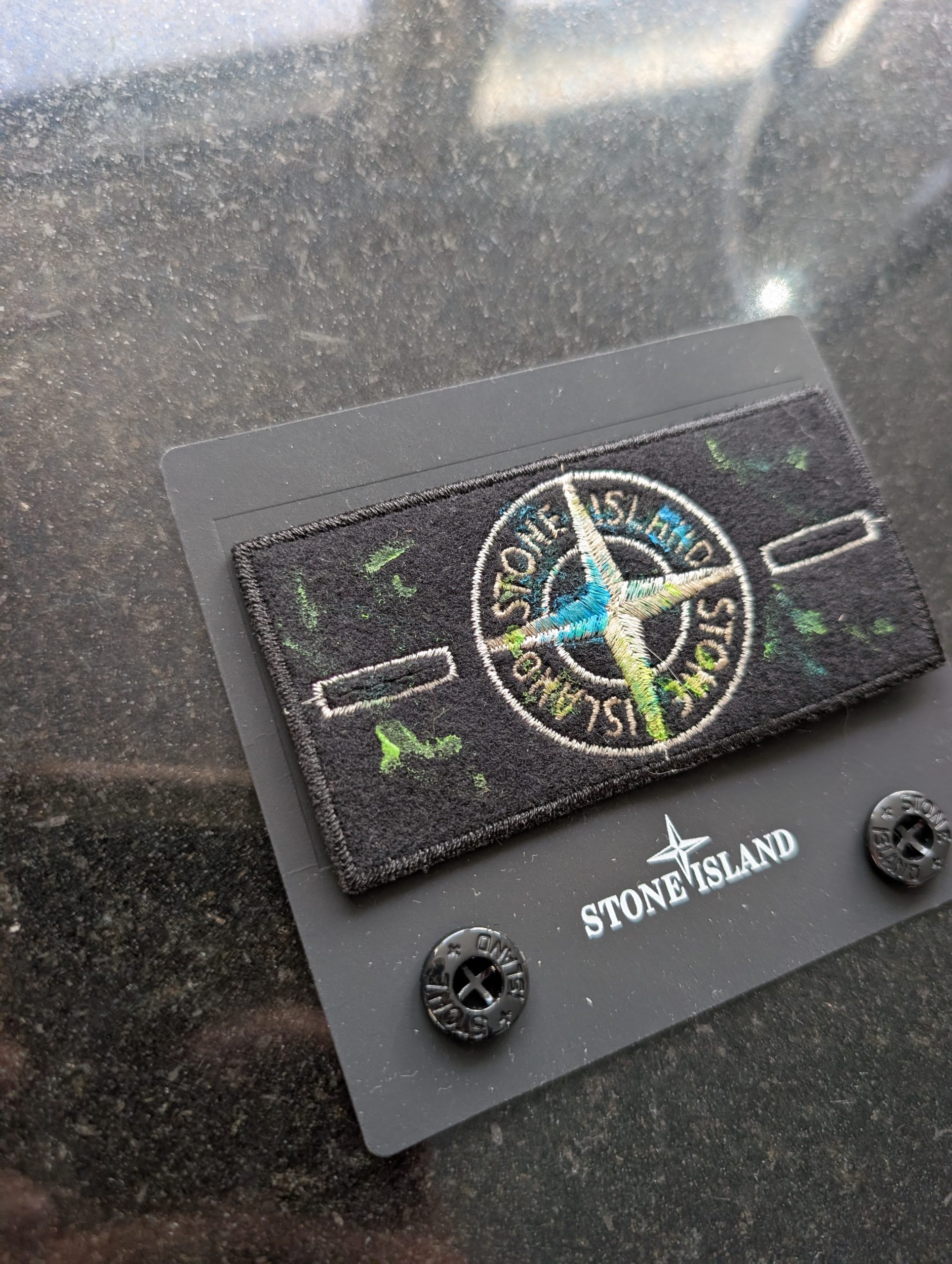 Stone Island Badge (PaintBall Blue) - Image 4