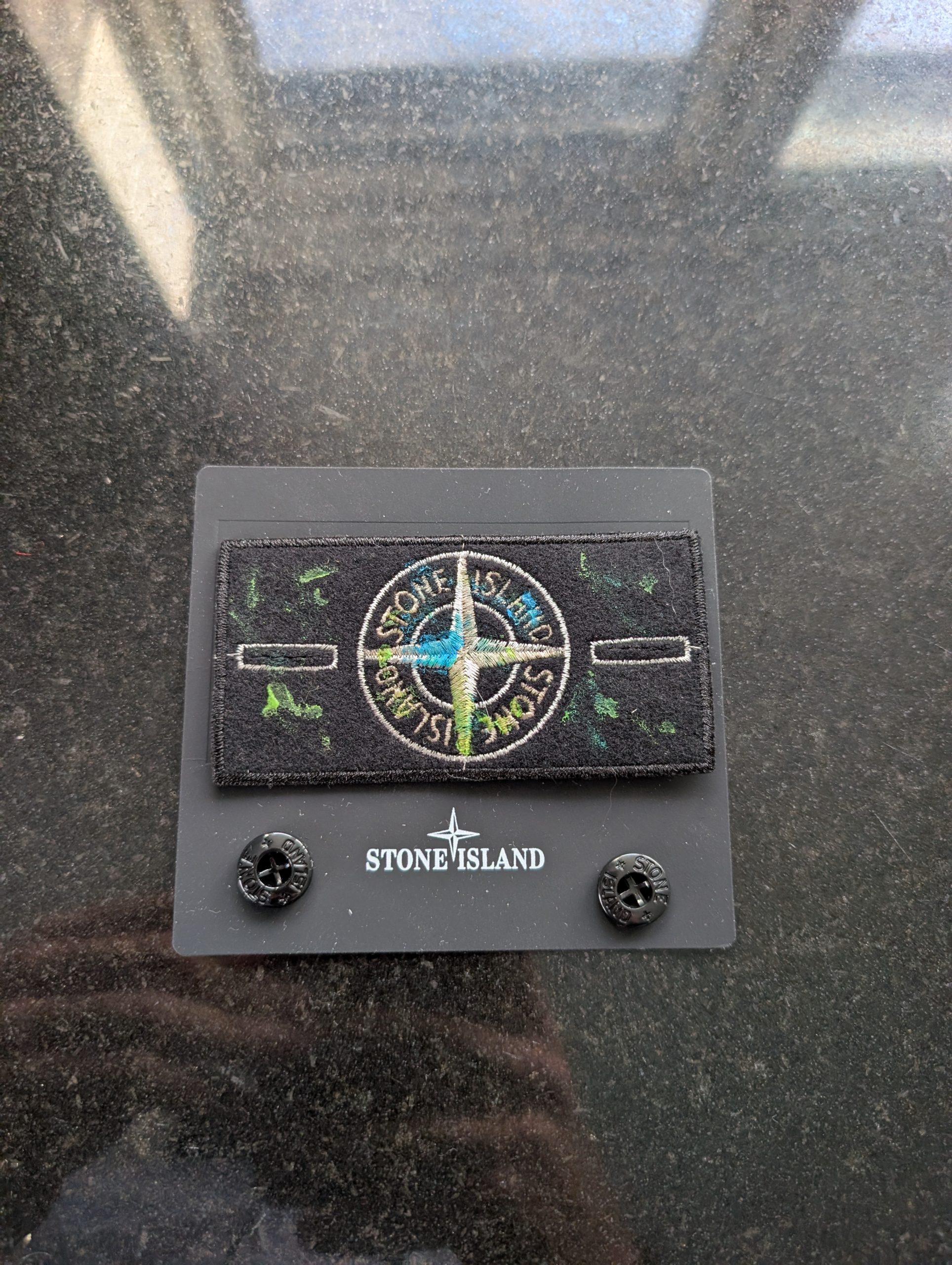 Stone Island Badge (PaintBall Blue) - Image 2