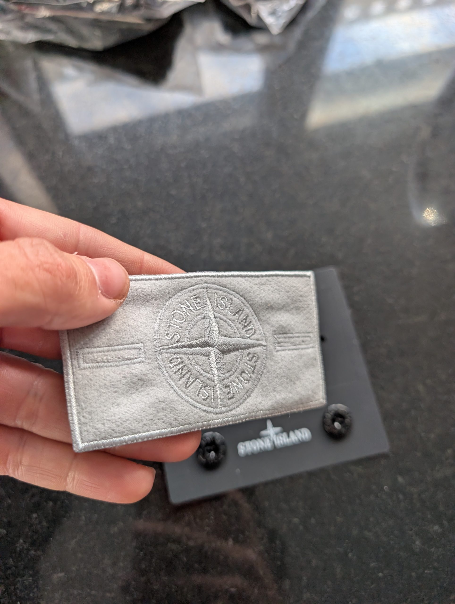 Stone Island Badge (Grey) - Image 3